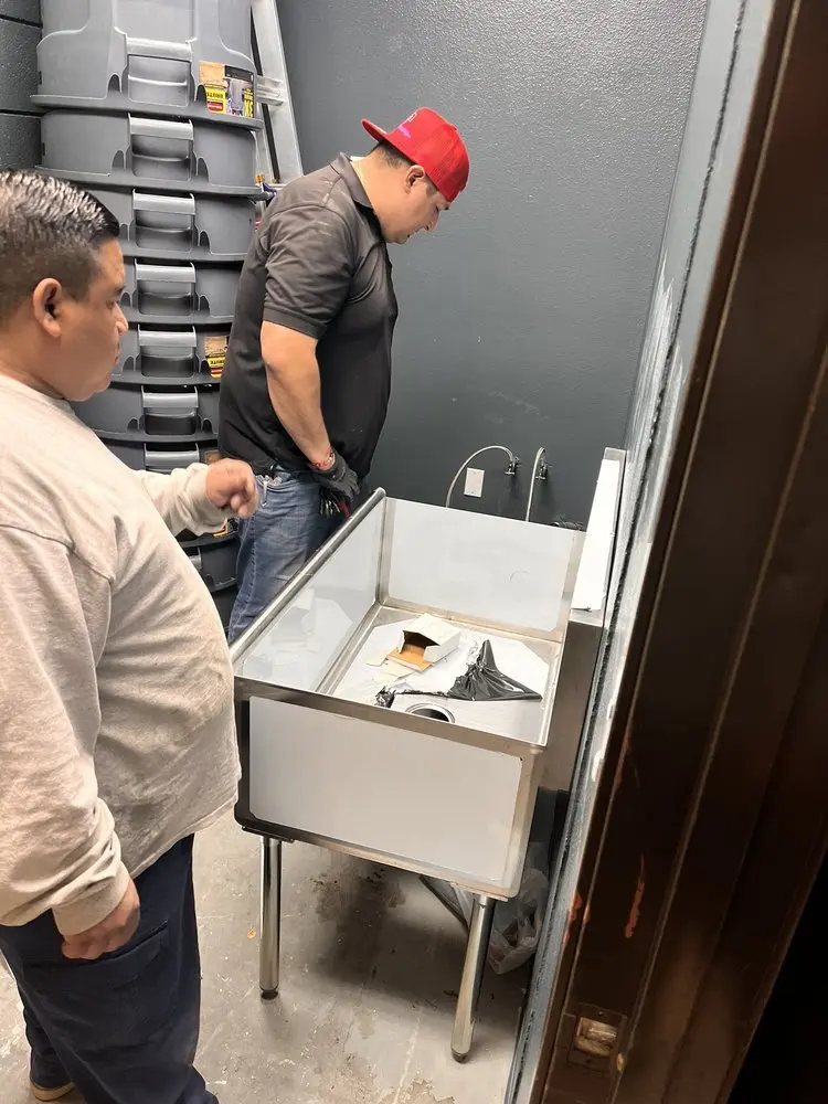 Commercial plumbing and sink installation in Howard Park